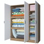 Hanah Home Armario BA105 - 2412 Nogal y Blanco